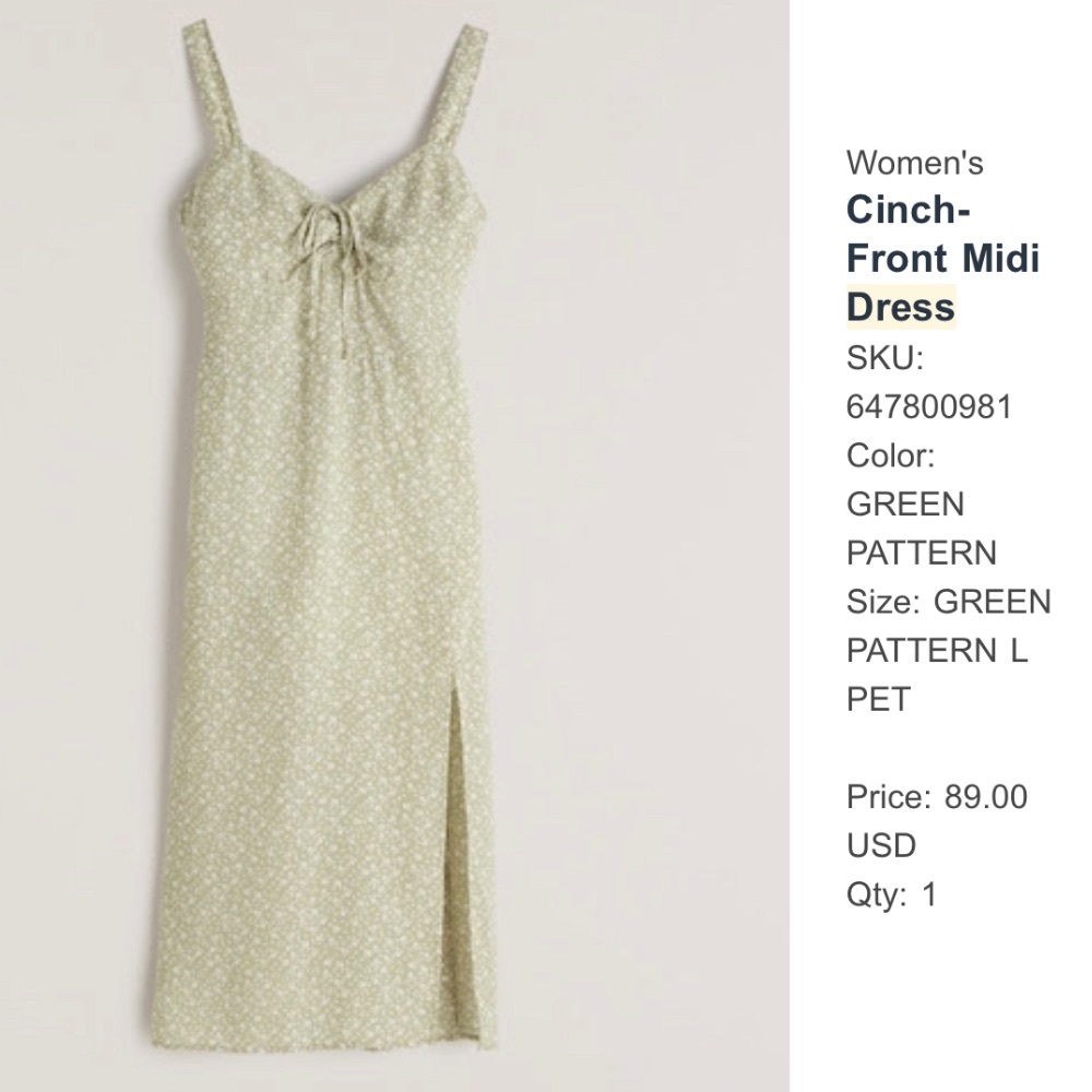 Abercrombie Large Sundress